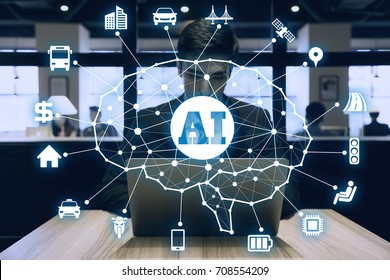 AI (artificial intelligence) concept.