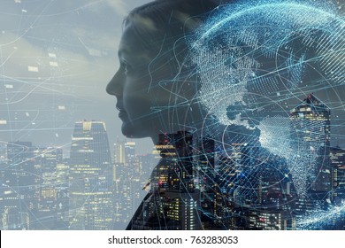 AI (Artificial Intelligence) concept. - Shutterstock ID 763283053