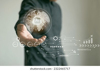  Ai Artificial intelligence concept of technology artificial intelligence technical inspiration AIInternet of Things innovation 