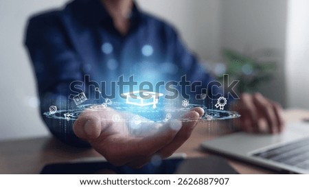 AI Artificial Intelligence learning and skill development concept