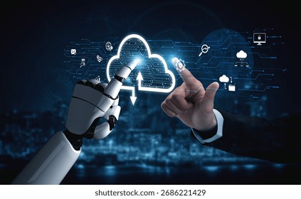 AI artificial intelligence optimizes cloud infrastructure with virtual assistants and intelligent automation, improving scalability, security, and digital business continuity. Vouch