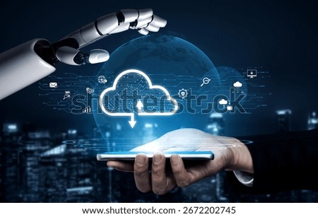 AI artificial intelligence optimizes cloud infrastructure with virtual assistants and intelligent automation, improving scalability, security, and digital business continuity. Vouch