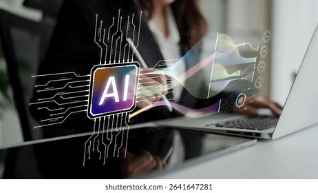 AI Assistant Brain Processor with LLM Technology, Big Data, Machine Learning, Generative AI for Business Support, Future Agentic AI Technology and Artificial Intelligence Prompt Engineering. Muxer