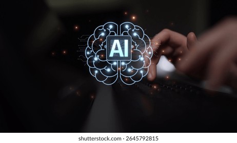 AI Assistant Brain Processor with LLM Technology, Big Data, Machine Learning, Generative AI for Business Support, Future Agentic AI Technology and Artificial Intelligence Prompt Engineering. Muxer