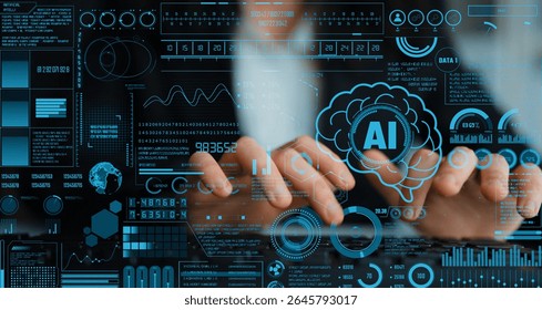 AI Assistant Brain Processor with LLM Technology, Big Data, Machine Learning, Generative AI for Business Support, Future Agentic AI Technology and Artificial Intelligence Prompt Engineering. Thunk