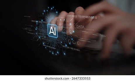 AI Assistant Brain Processor with LLM Technology, Big Data, Machine Learning, Generative AI for Business Support, Future Agentic AI Technology and Artificial Intelligence Prompt Engineering. Muxer