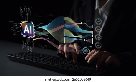 AI Assistant Brain Processor with LLM Technology, Big Data, Machine Learning, Generative AI for Business Support, Future Agentic AI Technology and Artificial Intelligence Prompt Engineering. Muxer