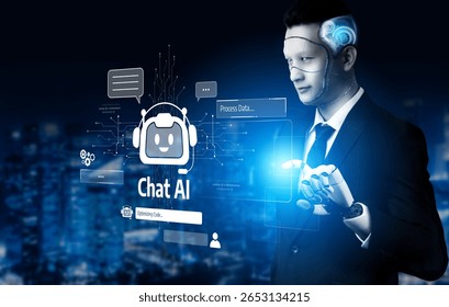 AI Assistant Brain Processor with LLM Technology, Big Data, Machine Learning, Generative AI for Business Support, Future Agentic AI Technology and Artificial Intelligence Prompt Engineering. Vouch