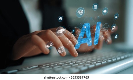 AI Assistant Brain Processor with LLM Technology, Big Data, Machine Learning, Generative AI for Business Support, Future Agentic AI Technology and Artificial Intelligence Prompt Engineering. Muxer