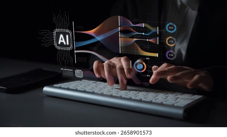 AI Assistant Brain Processor with LLM Technology, Big Data, Machine Learning, Generative AI for Business Support, Future Agentic AI Technology and Artificial Intelligence Prompt Engineering. Muxer