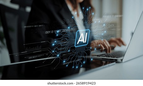 AI Assistant Brain Processor with LLM Technology, Big Data, Machine Learning, Generative AI for Business Support, Future Agentic AI Technology and Artificial Intelligence Prompt Engineering. Muxer