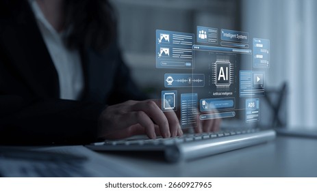 AI Assistant Brain Processor with LLM Technology, Big Data, Machine Learning, Generative AI for Business Support, Future Agentic AI Technology and Artificial Intelligence Prompt Engineering. Spline