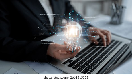 AI Assistant Brain Processor with LLM Technology, Big Data, Machine Learning, Generative AI for Business Support, Future Agentic AI Technology and Artificial Intelligence Prompt Engineering. Spline