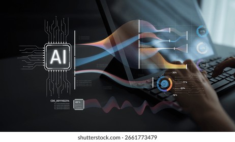 AI Assistant Brain Processor with LLM Technology, Big Data, Machine Learning, Generative AI for Business Support, Future Agentic AI Technology and Artificial Intelligence Prompt Engineering. Muxer
