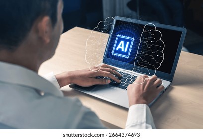 AI Assistant Brain Processor with LLM Technology, Big Data, Machine Learning, Generative AI for Business Support, Future Agentic AI Technology and Artificial Intelligence Prompt Engineering. Spline