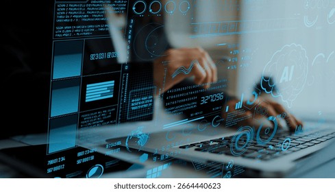 AI Assistant Brain Processor with LLM Technology, Big Data, Machine Learning, Generative AI for Business Support, Future Agentic AI Technology and Artificial Intelligence Prompt Engineering. Thunk