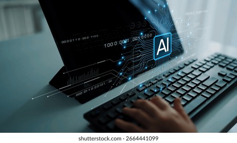 AI Assistant Brain Processor with LLM Technology, Big Data, Machine Learning, Generative AI for Business Support, Future Agentic AI Technology and Artificial Intelligence Prompt Engineering. Muxer