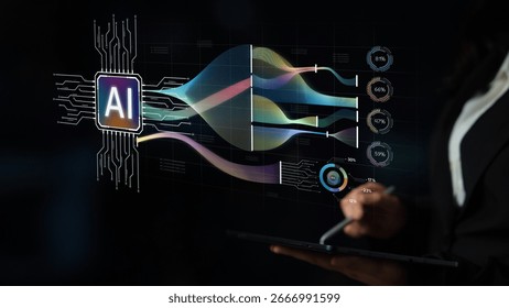 AI Assistant Brain Processor with LLM Technology, Big Data, Machine Learning, Generative AI for Business Support, Future Agentic AI Technology and Artificial Intelligence Prompt Engineering. Muxer