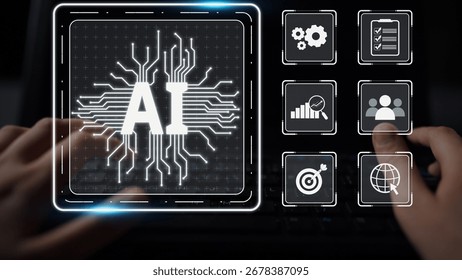 AI Assistant Brain Processor with LLM Technology, Big Data, Machine Learning, Generative AI for Business Support, Future Agentic AI Technology and Artificial Intelligence Prompt Engineering. Muxer