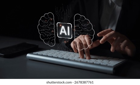 AI Assistant Brain Processor with LLM Technology, Big Data, Machine Learning, Generative AI for Business Support, Future Agentic AI Technology and Artificial Intelligence Prompt Engineering. Muxer