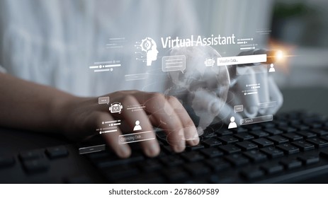 AI Assistant Brain Processor with LLM Technology, Big Data, Machine Learning, Generative AI for Business Support, Future Agentic AI Technology and Artificial Intelligence Prompt Engineering. Latch