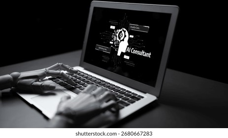 AI Assistant Brain Processor with LLM Technology, Big Data, Machine Learning, Generative AI for Business Support, Future Agentic AI Technology and Artificial Intelligence Prompt Engineering. Latch