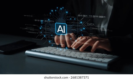AI Assistant Brain Processor with LLM Technology, Big Data, Machine Learning, Generative AI for Business Support, Future Agentic AI Technology and Artificial Intelligence Prompt Engineering. Muxer