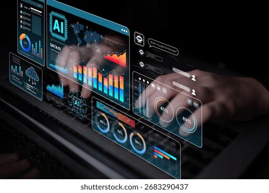 AI Assistant Brain Processor with LLM Technology, Big Data, Machine Learning, Generative AI for Business Support, Future Agentic AI Technology and Artificial Intelligence Prompt Engineering. Spline - Powered by Shutterstock - Get 15% off with code: PIKWIZARD15