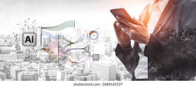 AI Assistant Brain Processor with LLM Technology, Big Data, Machine Learning, Generative AI for Business Support, Future Agentic AI Technology and Artificial Intelligence Prompt Engineering. Spline