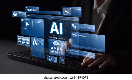 AI Assistant Brain Processor with LLM Technology, Big Data, Machine Learning, Generative AI for Business Support, Future Agentic AI Technology and Artificial Intelligence Prompt Engineering. Muxer
