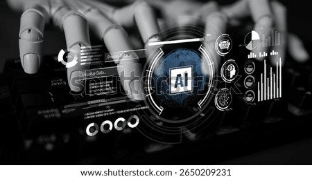 AI Assistant Brain Processor with LLM Technology, Big Data, Machine Learning, Generative AI for Business Support, Future Agentic AI Technology and Artificial Intelligence Prompt Engineering. Latch
