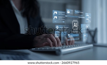 AI Assistant Brain Processor with LLM Technology, Big Data, Machine Learning, Generative AI for Business Support, Future Agentic AI Technology and Artificial Intelligence Prompt Engineering. Spline