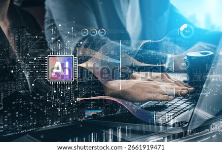AI Assistant Brain Processor with LLM Technology, Big Data, Machine Learning, Generative AI for Business Support, Future Agentic AI Technology and Artificial Intelligence Prompt Engineering. Spline