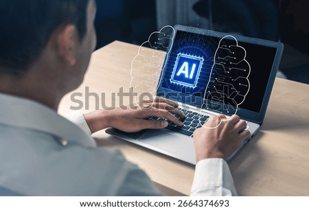 AI Assistant Brain Processor with LLM Technology, Big Data, Machine Learning, Generative AI for Business Support, Future Agentic AI Technology and Artificial Intelligence Prompt Engineering. Spline