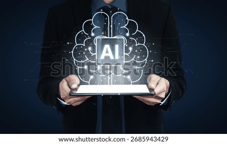 AI Assistant Brain Processor with LLM Technology, Big Data, Machine Learning, Generative AI for Business Support, Future Agentic AI Technology and Artificial Intelligence Prompt Engineering. Spline