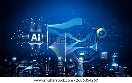 AI Assistant Brain Processor with LLM Technology, Big Data, Machine Learning, Generative AI for Business Support, Future Agentic AI Technology and Artificial Intelligence Prompt Engineering. Spline