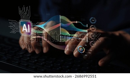 AI Assistant Brain Processor with LLM Technology, Big Data, Machine Learning, Generative AI for Business Support, Future Agentic AI Technology and Artificial Intelligence Prompt Engineering. Muxer