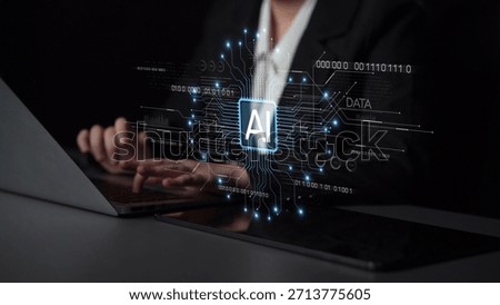 AI Assistant Brain Processor with LLM Technology, Big Data, Machine Learning, Generative AI for Business Support, Future Agentic AI Technology and Artificial Intelligence Prompt Engineering. Muxer