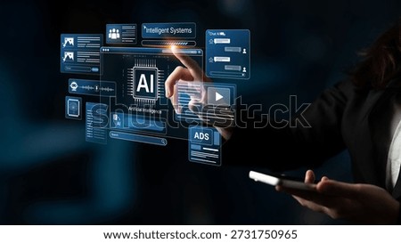AI Assistant Brain Processor with LLM Technology, Big Data, Machine Learning, Generative AI for Business Support, Future Agentic AI Technology and Artificial Intelligence Prompt Engineering. Spline