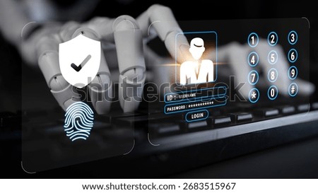 An AI based multi factor authentication system for digital security. Using AI with biometrics and PIN codes for secure user login. Motif