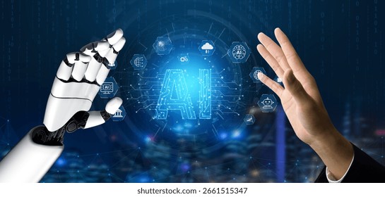 AI brain processes big data with generative AI, LLMs, and machine learning to support business decisions, prompt engineering, and future agentic artificial intelligence systems. spline
