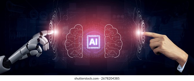 AI brain processes big data with generative AI, LLMs, and machine learning to support business decisions, prompt engineering, and future agentic artificial intelligence systems. spline