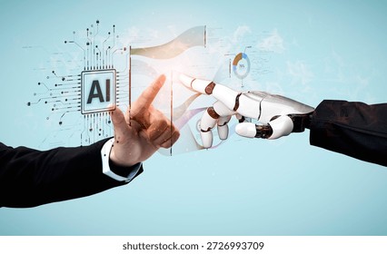 AI brain processes big data with generative AI, LLMs, and machine learning to support business decisions, prompt engineering, and future agentic artificial intelligence systems. spline