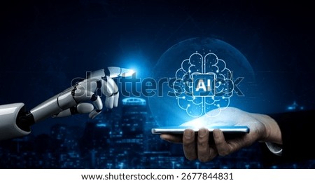 AI brain processes big data with generative AI, LLMs, and machine learning to support business decisions, prompt engineering, and future agentic artificial intelligence systems. spline
