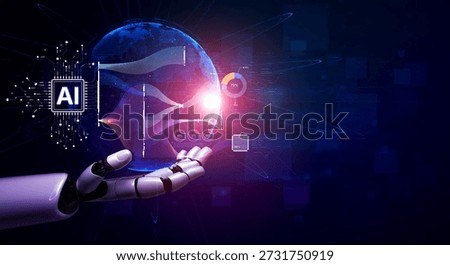 AI brain processes big data with generative AI, LLMs, and machine learning to support business decisions, prompt engineering, and future agentic artificial intelligence systems. spline