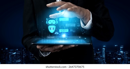 AI chatbot improves virtual assistant interaction. AI chatbot processes text, supports users, AI chatbot automates replies, and AI chatbot enables smart messaging. Vouch