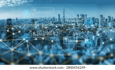 AI chatbot interface facilitates communication, chatbot, and AI interaction for automated user support and information exchange Vouch