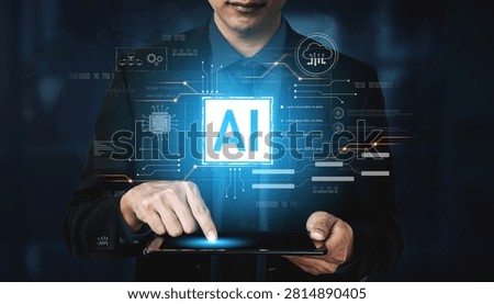 AI core technology presented with digital circuit connections, symbolizing AI systems, processing power, and integration into modern digital platforms Vouch