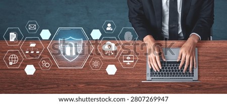 AI cybersecurity safeguards systems with encryption, access control, and AI secure data flow. Futuristic cyber security featuring AI digital shield, zero trust and AI threat detection system. Corpus