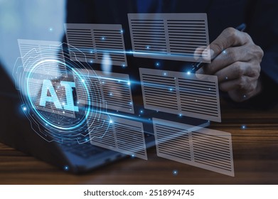 AI document analysis tools enable businessmen to extract valuable insights from data quickly facilitating better decision-making and driving business growth - Powered by Shutterstock - Get 15% off with code: PIKWIZARD15